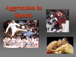 Aggression in Sports What is the Role of