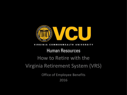 PowerPoint Presentation - VCU Department of Human Resources