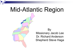 Mid-Atlantic Region - Washington University Bible Fellowship