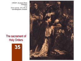 322. What is the sacrament of Holy Orders?