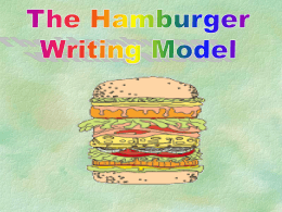 The Hamburger Model