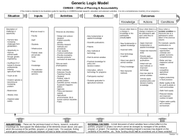 Logic Models for Research - Oregon State University Extension