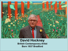 David Hockney powerpoint