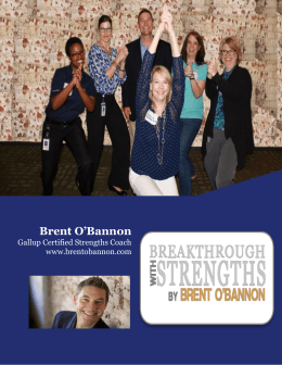 PowerPoint Presentation - Brent O`Bannon Strengths Coaching