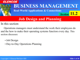 Slide 1 of 10 BUSINESS MANAGEMENT Real-World