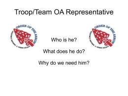 Troop Rep Powerpoint presentation