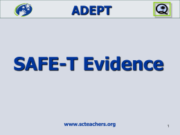 2 - SAFE-T Evidence