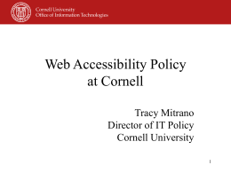 The Why and How of Web Accessibility