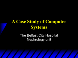 A Case Study of Computer Systems