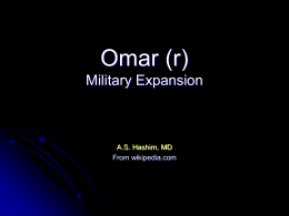 Omar and Military Expansion