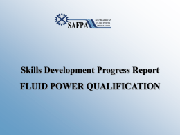 FLUID POWER QUALIFICATION What is it...?