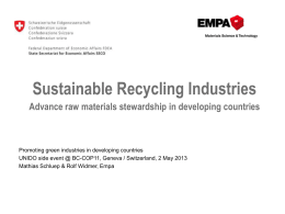 Sustainable Recycling Industries