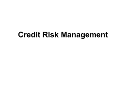 46-Credit Risk Management