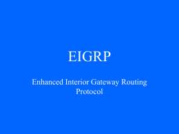 Deploying EIGRP and Mutual Distribution between IGRP and EIGRP