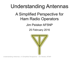 Understanding Antennas-A Simplified Perspective