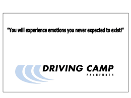Presentation Driving Camp