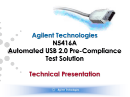 USB 2.0 Compliance Testing Measurement Data