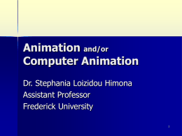 Animation [and/or Computer Animation]