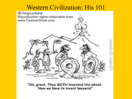 “Western” “Civilizations” and “Foundations”