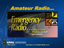 Ham Radio… - Inland Empire VHF Radio Amateurs Club