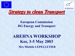 EU Policy: Strategy to clean airban transport