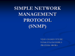 What is SNMP?