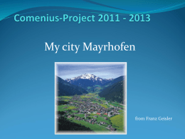 Comenius-Projekt 2011