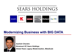 6-Sears - Big Data Paris 2016