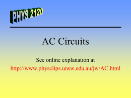 AC Circuits