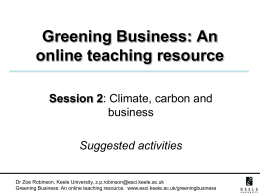 ESC-10031 Greening Business: Employability