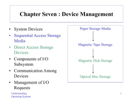 Chapter Seven : Device Management