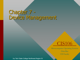 Chapter 1 - OS Overview