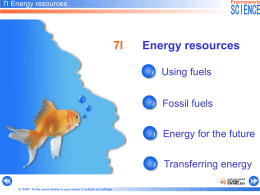 Energy resources ppt File - Watford Grammar School for Boys Intranet