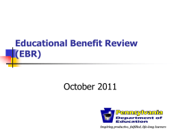 Educational Benefit Review
