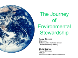 The Journey of Environmental Stewardship