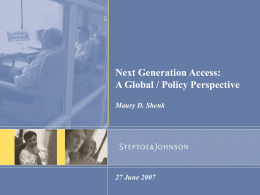 Next Generation Access