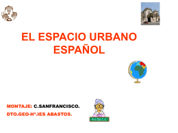 El espacio urbano español - Material Curricular Libre