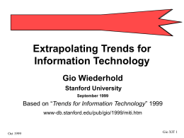 Trends for the Information Technology Industry