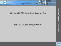 Spaarnenanden 2 st Nederland Tes Industrial Systems BV