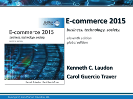 E-commerce: business. technology. society.