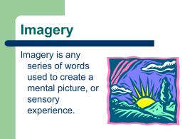 Imagery - honors english 9 bl 4 x-year