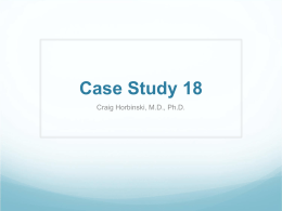 Case Study 18