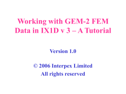 Working with GEM-2 Data in IX1D v 3