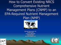 CNMP vs NMP - Dairy Producers of New Mexico