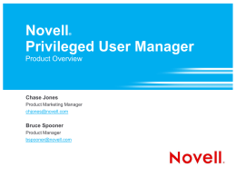 Privileged User Manager