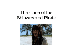 Lab #4: The Case of the Shipwrecked Sailor