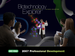 ELISA Immuno Exlorer™ Kit Presentation - Bio-Rad