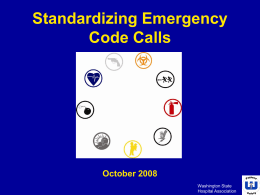 Standardizing Emergency Code Calls