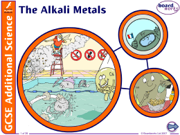 The Alkali Metals File