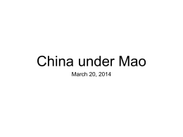 China under Mao
